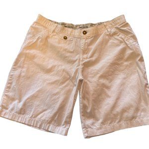 Lee Comfort Women's Shorts Stretch 14 White